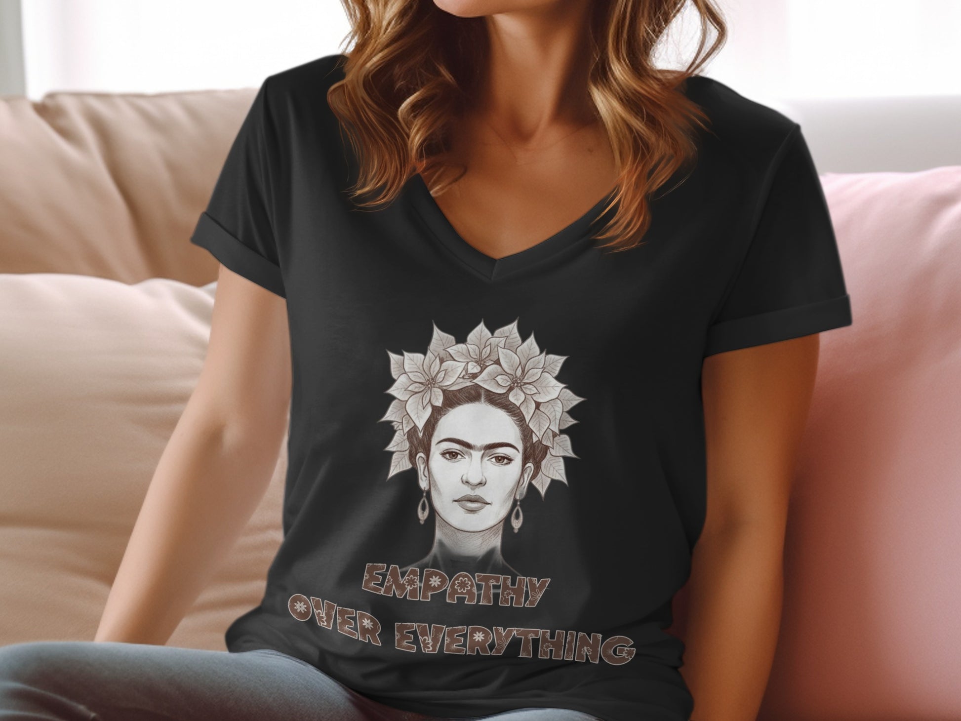 Empathy Over Everything Women T-shirt Design
