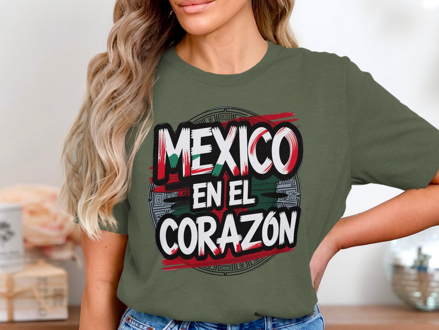 Mexico en El Corazon Graphic T-Shirt product type