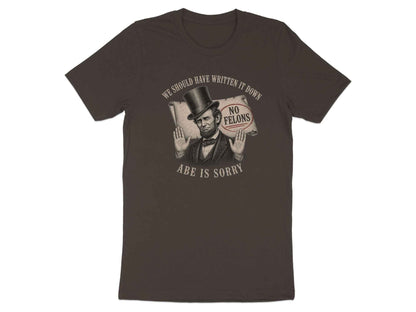 Abe's Regret: Political Satire T-Shirt