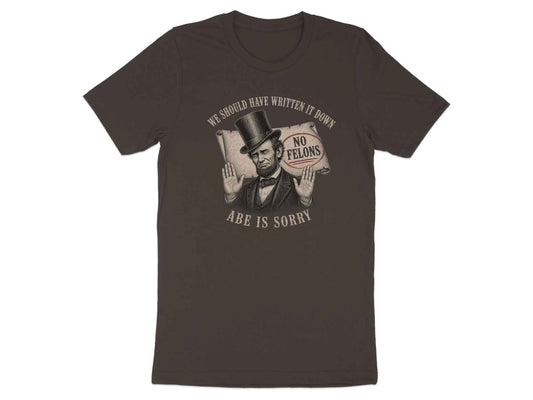 Abe's Regret: Political Satire T-Shirt