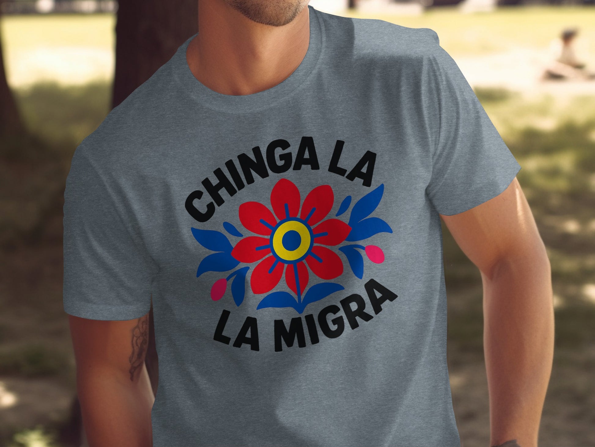 Chinga La Migra Graphic Tee Bold Statement Product