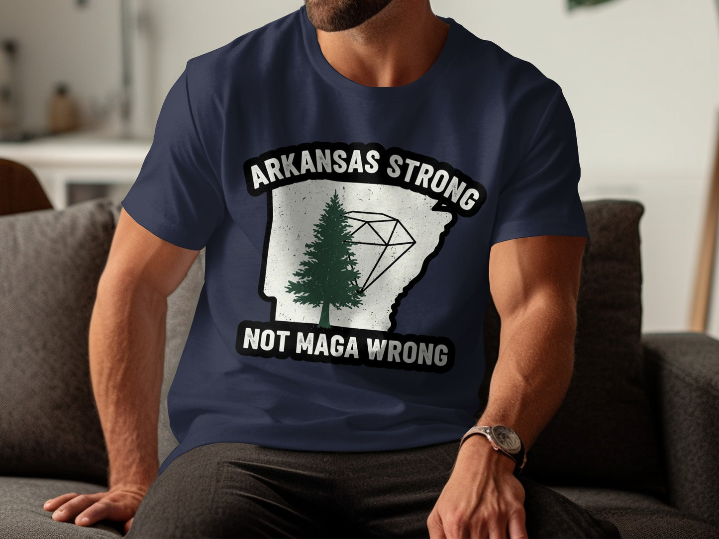 Arkansas Strong Not Maga Wrong T-Shirt product