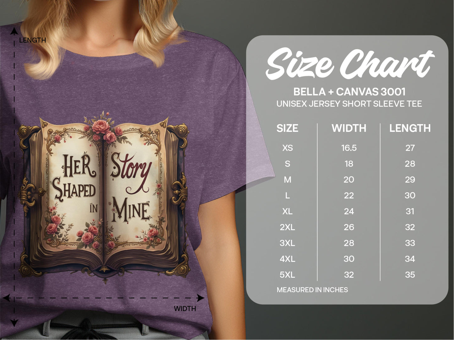 Her Shaped In Mine Printed T-Shirt product type