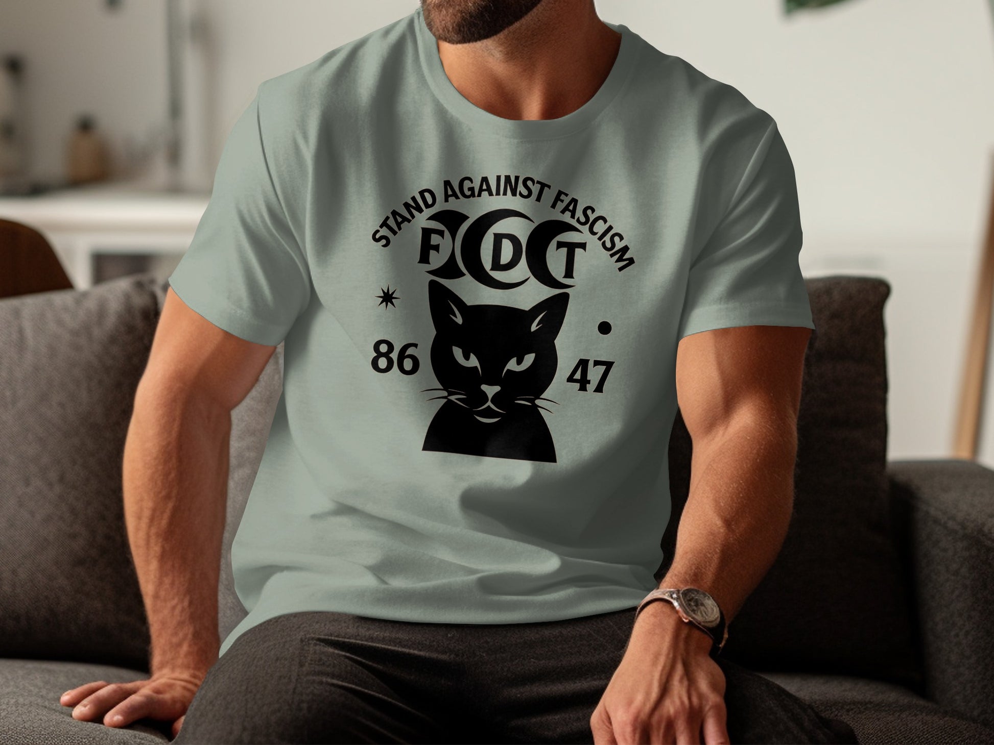 Stand Against Fascism FDCT 86 47 T-shirt