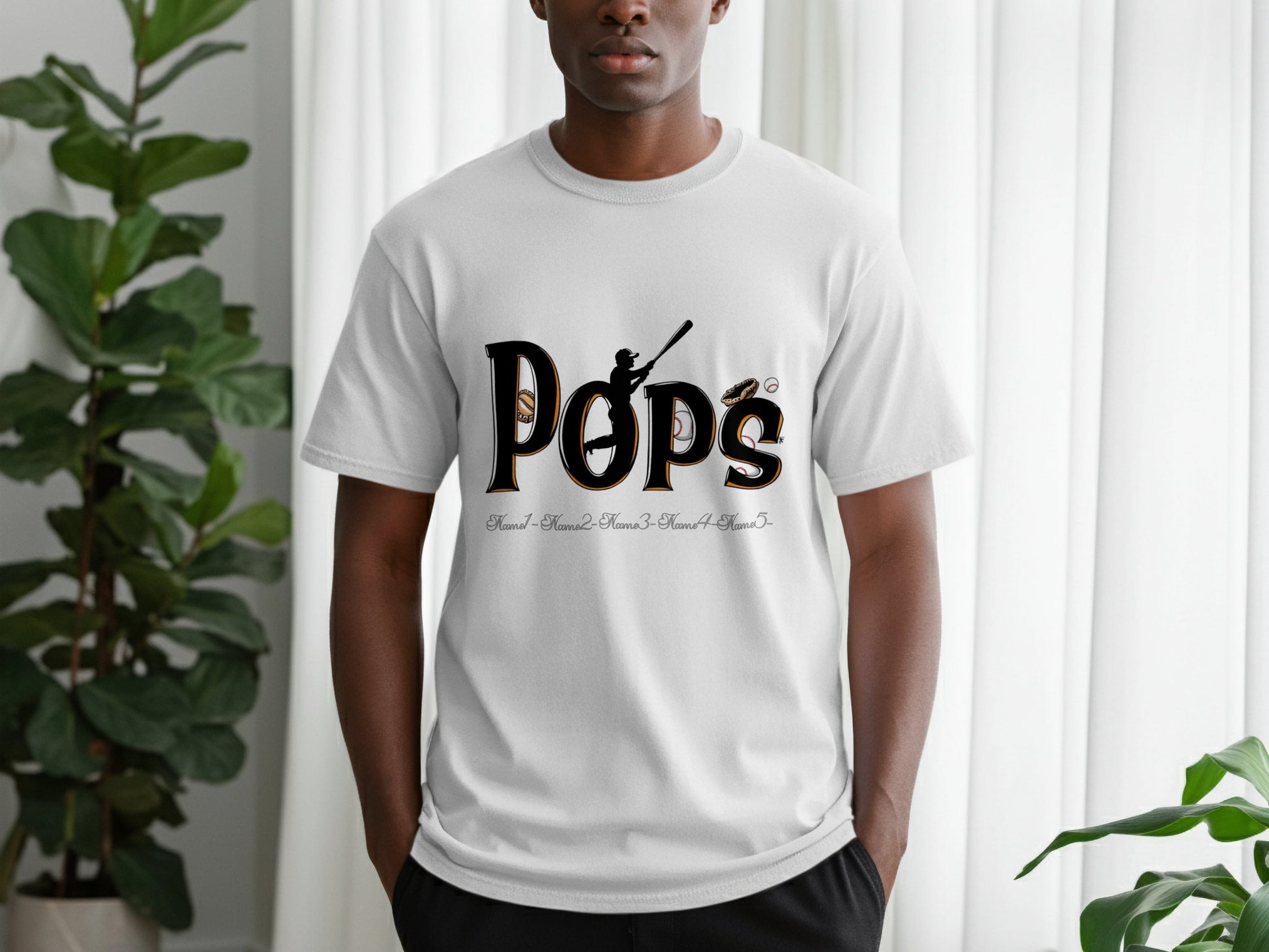 Unique Custom Pops Graphic T-shirt Novelty Tee product type