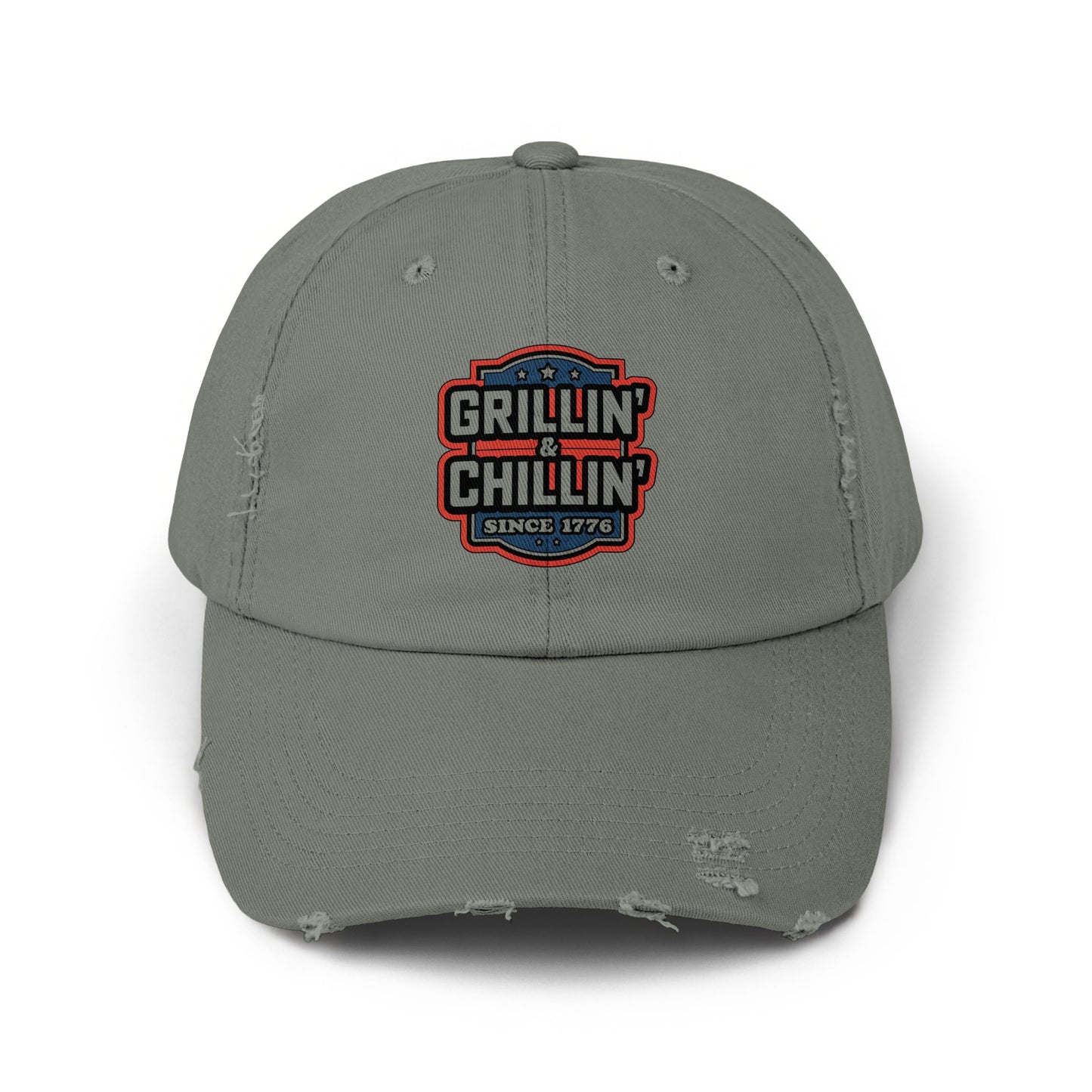 Grillin' Chillin' Since 1776 Distressed Cap product
