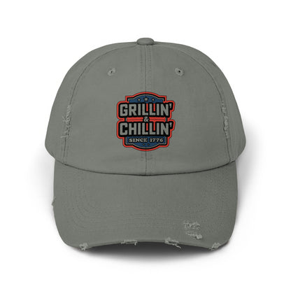 Grillin' Chillin' Since 1776 Distressed Cap product