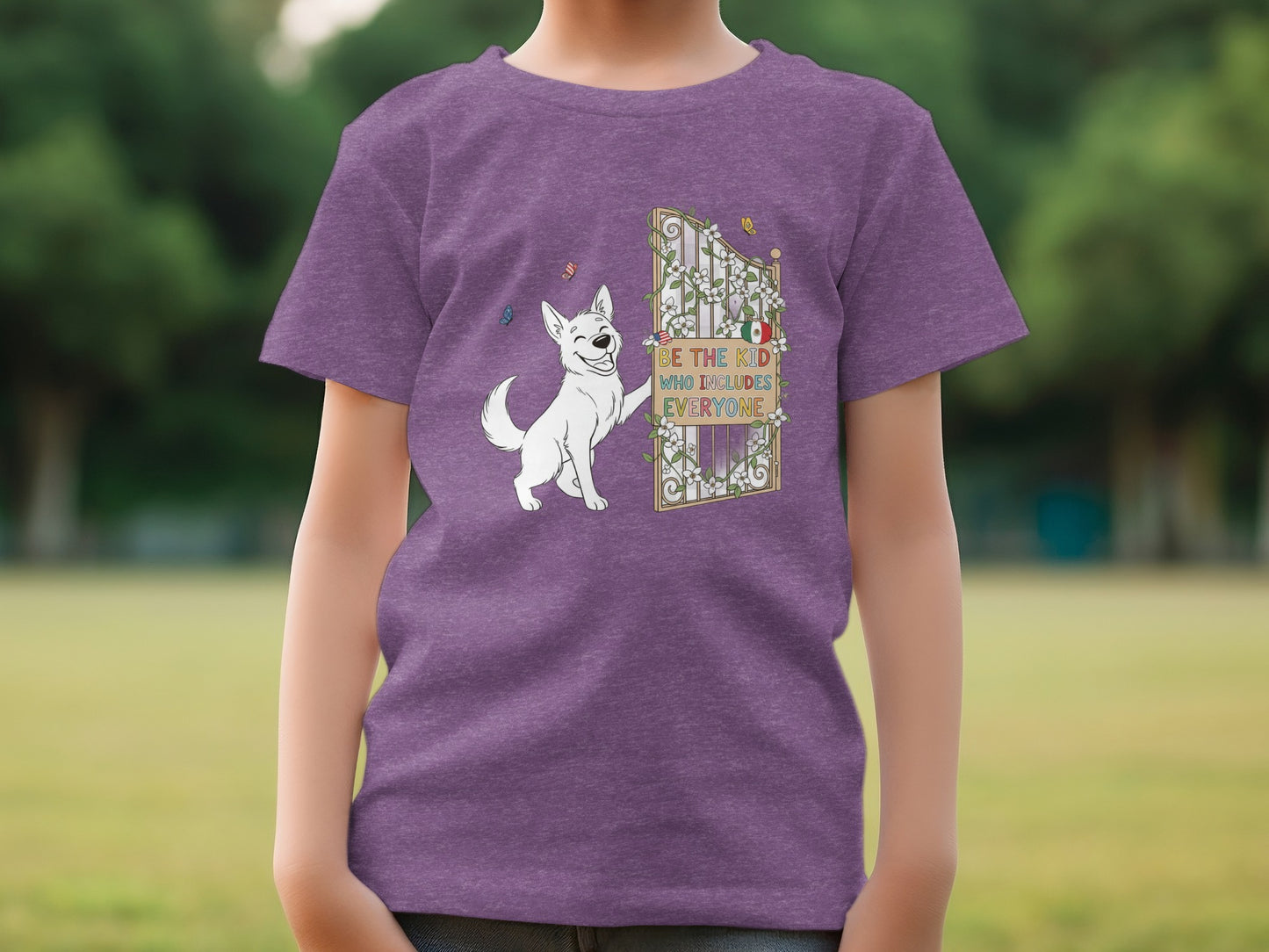 Be the Kid Who Includes Everyone Dog Shirt