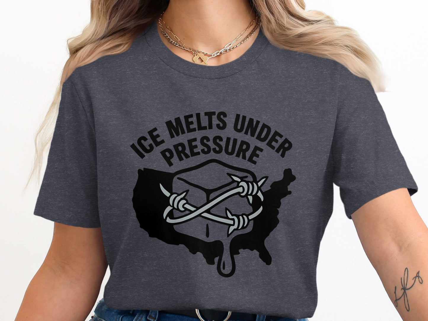 Ice Melts Under Pressure Graphic T-Shirt product type