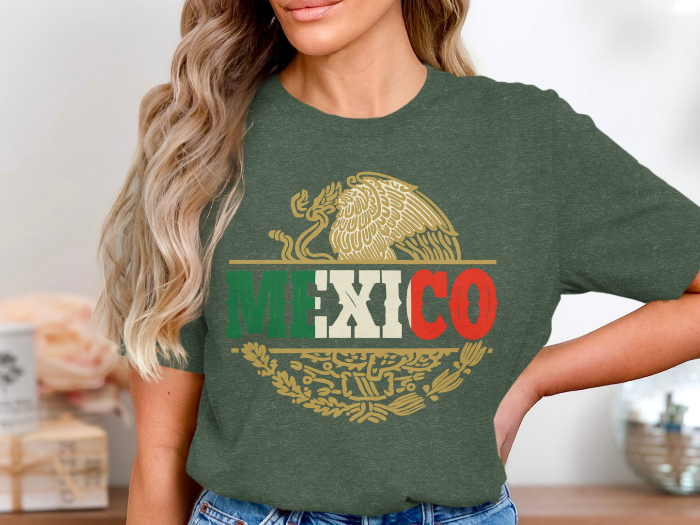Mexico Eagle Emblem Graphic T Shirt product