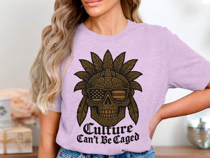 Culture Can't Be Caged Graphic Tee Shirt