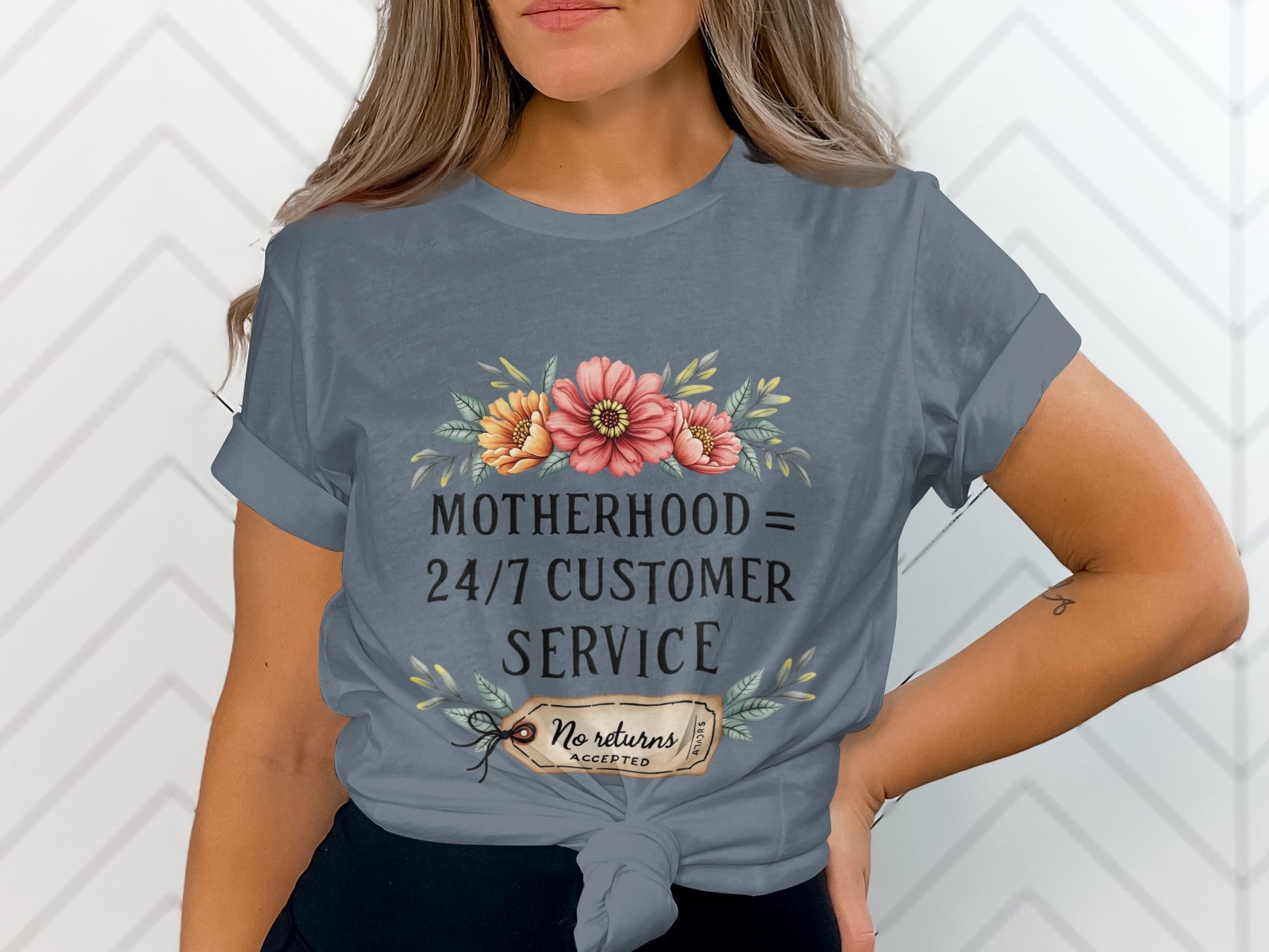 Motherhood 24 or 7 Customer Service T-shirt product type