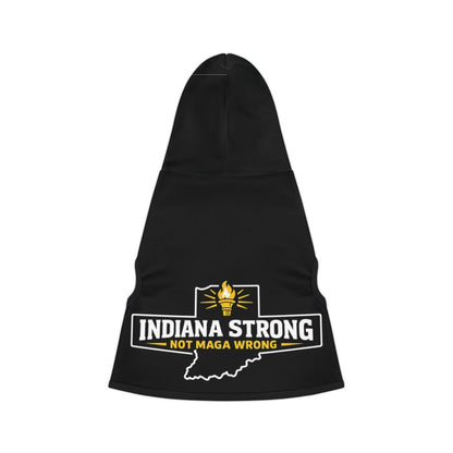 Indiana Strong Not MAGA Wrong Dog Cape Apparel