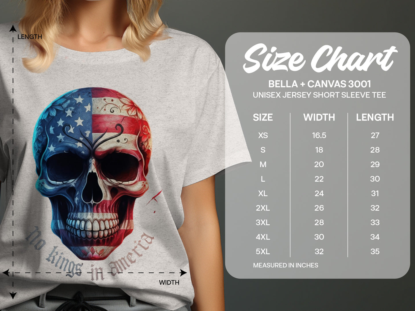 American Flag Skull Graphic Unisex T-Shirt product