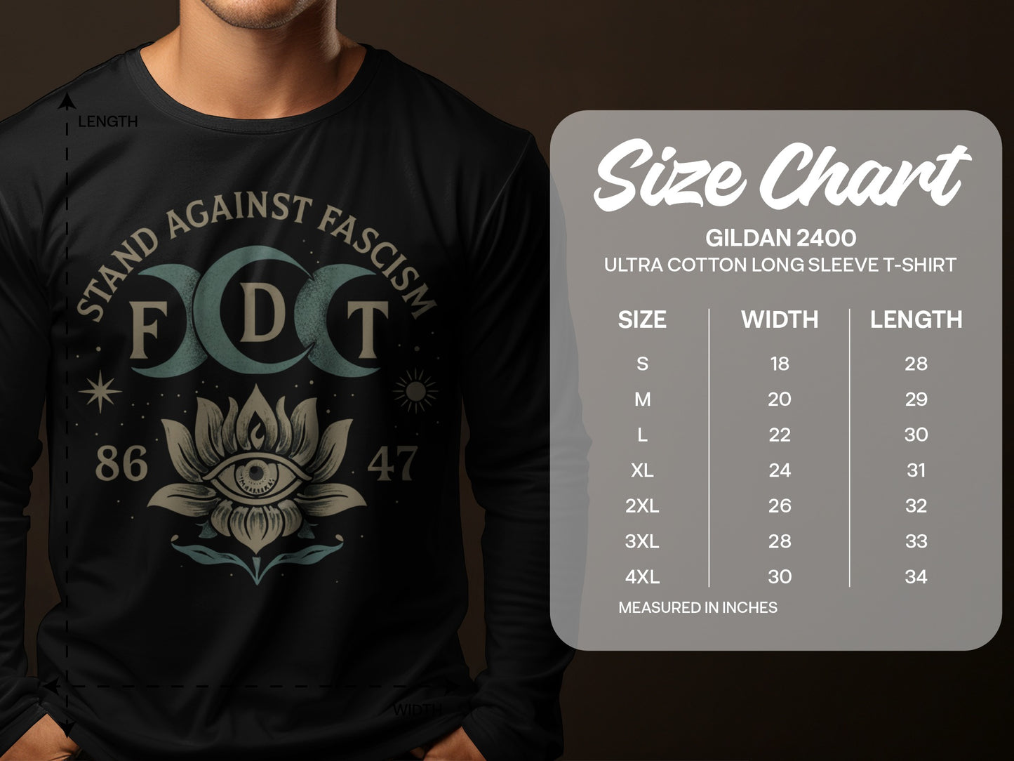 Stand Against Fascism Long Sleeve Shirt