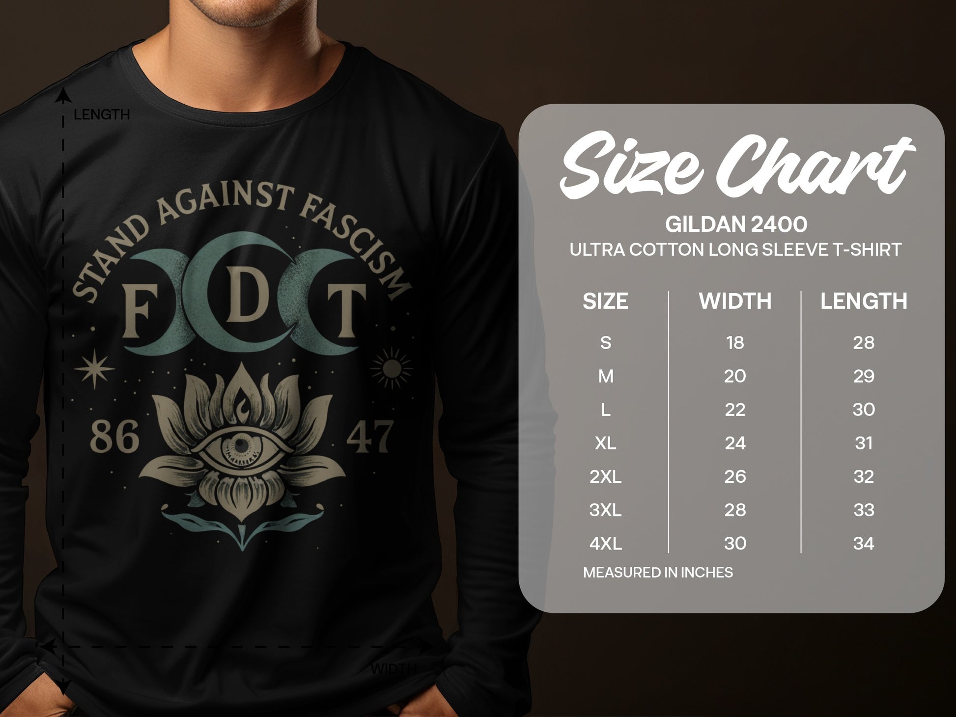 Stand Against Fascism Long Sleeve Shirt