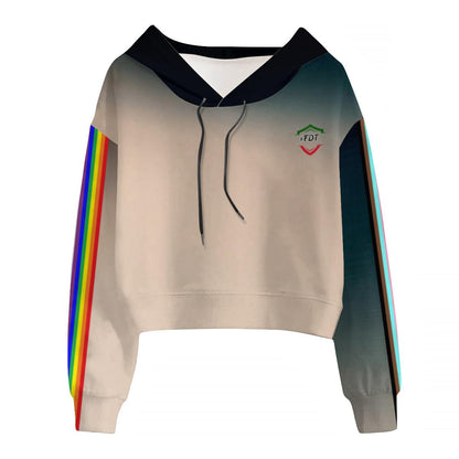Pride LGBTQ Cropped Top Hoodie #FDTResist the Hateful Rhetoric in Style