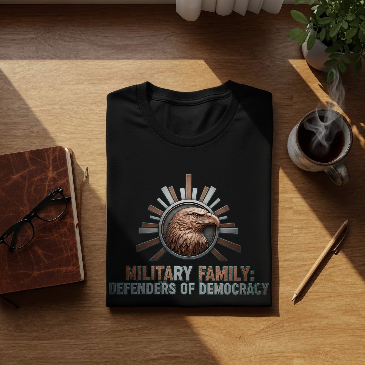 Military Family Defenders of Democracy T-Shirt
