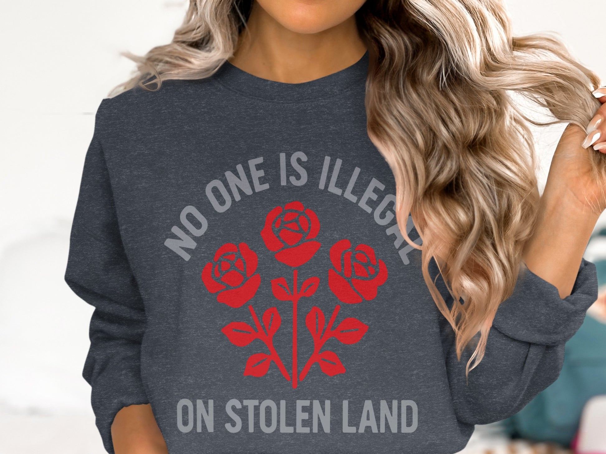 No One Is Illegal on Stolen Land Shirt product type