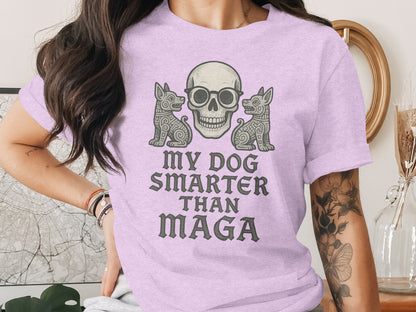 My Dog Smarter Than Maga Graphic Tee product