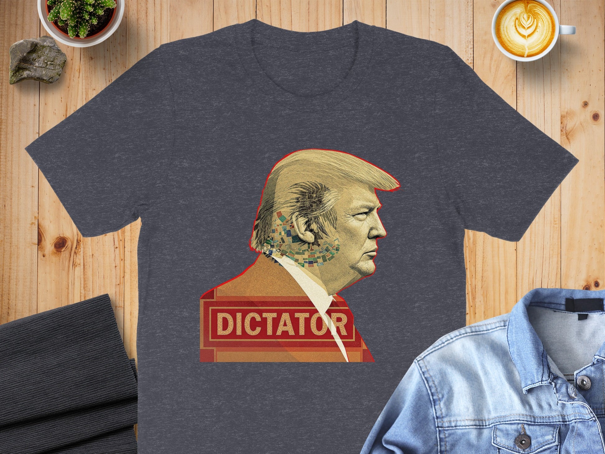 Dictator Graphic Printed Funny Statement T-shirt product
