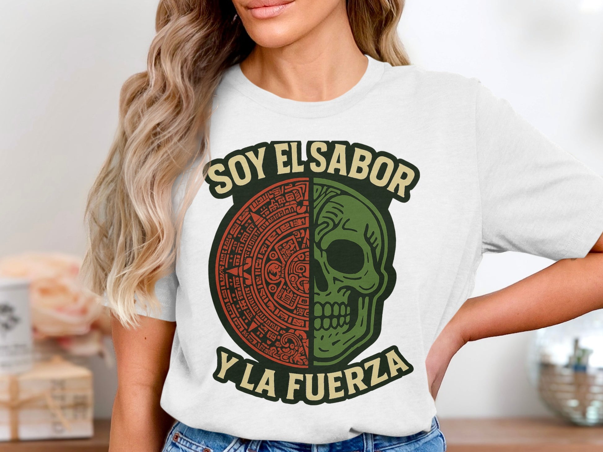 Soy El Sabor Y La Fuerza Graphic Tee Shirt product
