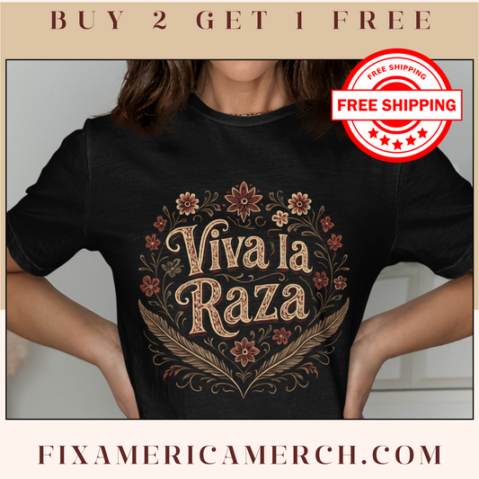 Viva la Raza Graphic Statement T-shirt product