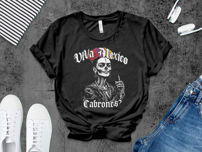 Viva Mexico Cabrones Graphic T-Shirt product type