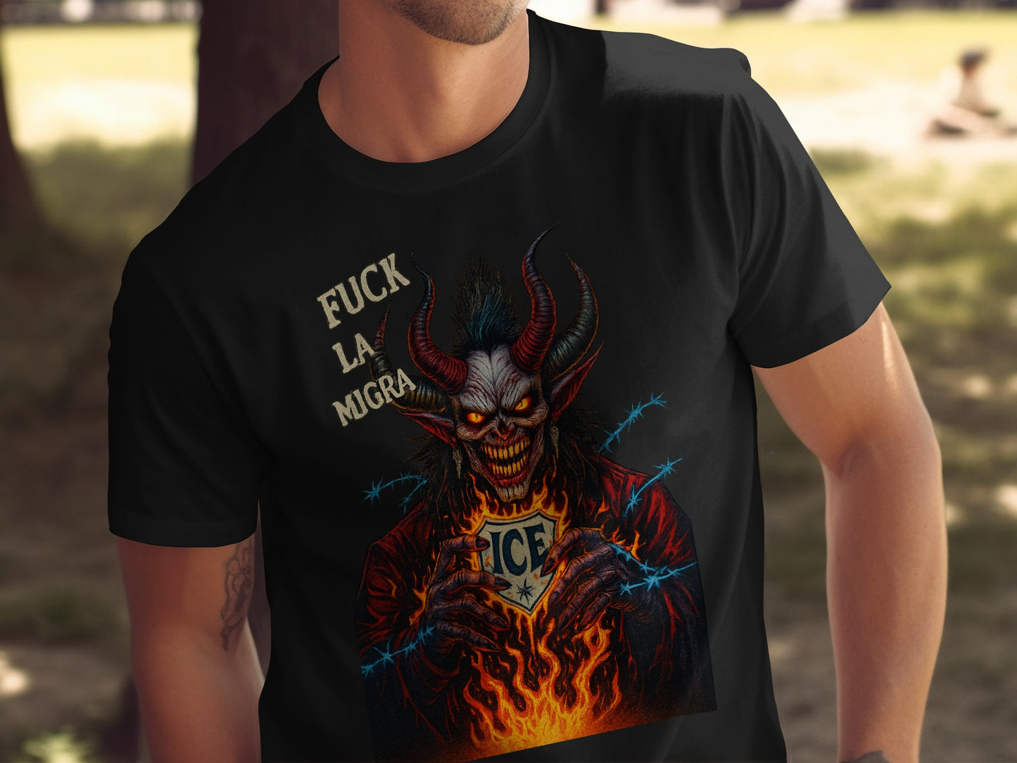 Demon ICE Shirt with provocative message