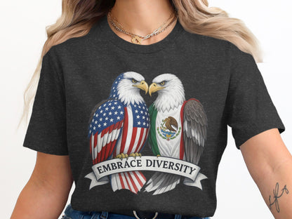 Embrace Diversity Eagle Print Graphic Tee product