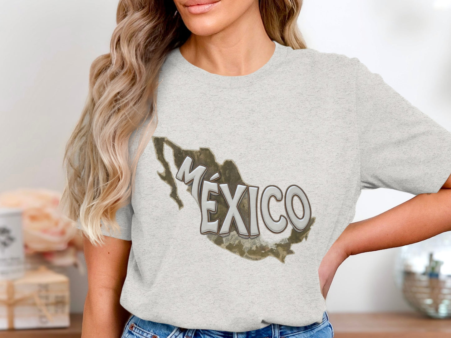 Stylish México Graphic Print on Casual Shirt product
