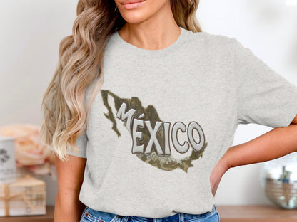 Stylish México Graphic Print on Casual Shirt product