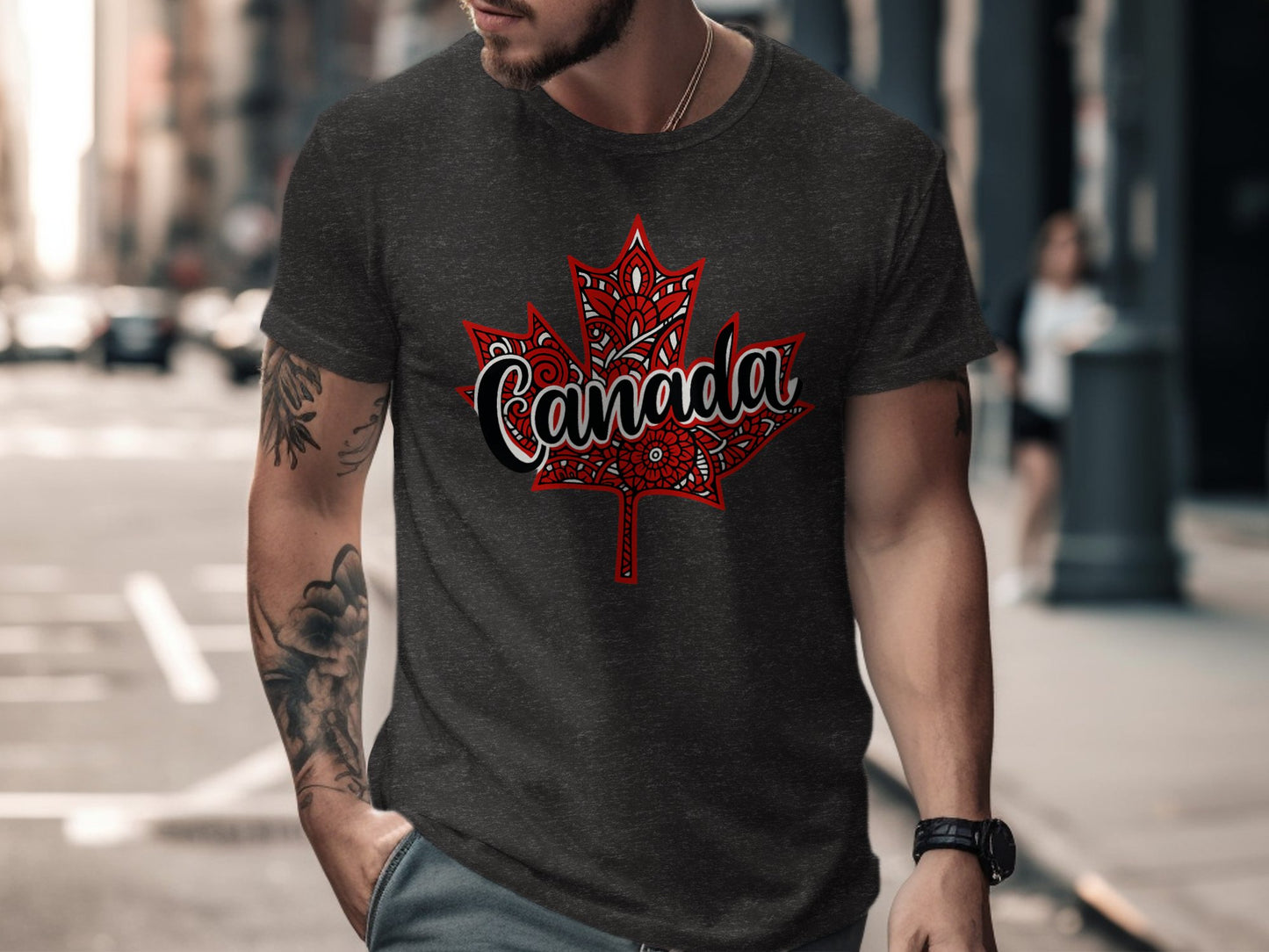 Canada Maple Leaf Art Design T-Shirt product