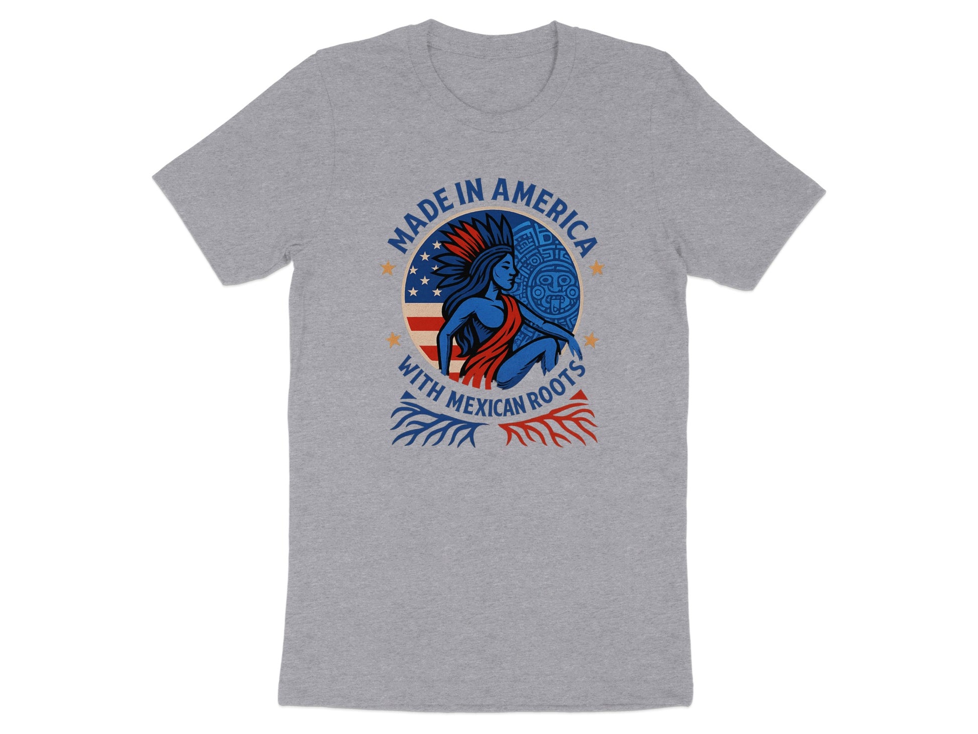 Made in America with Mexican Roots Graphic T-Shirt