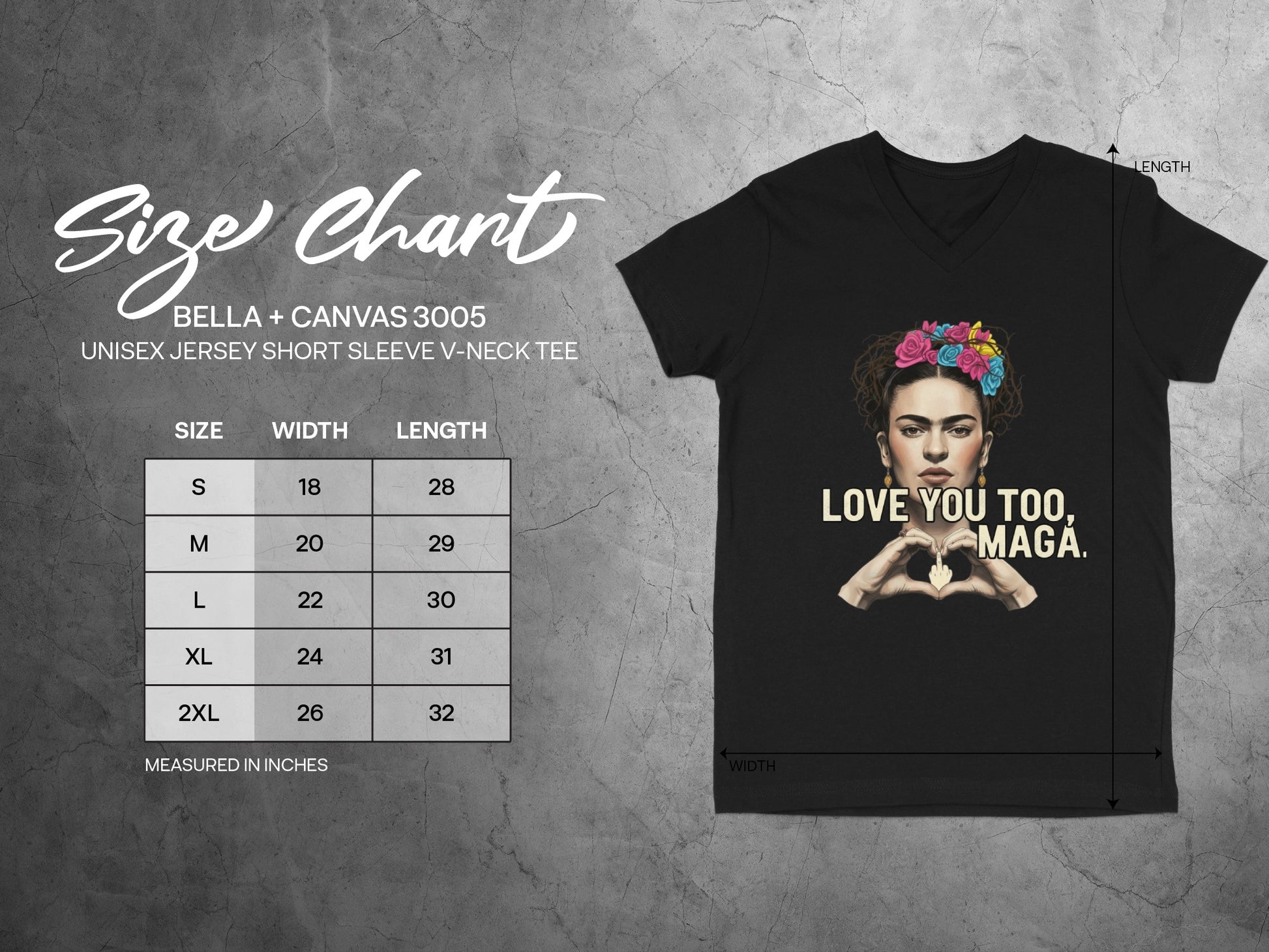 Love You Too Maga Statement Tee