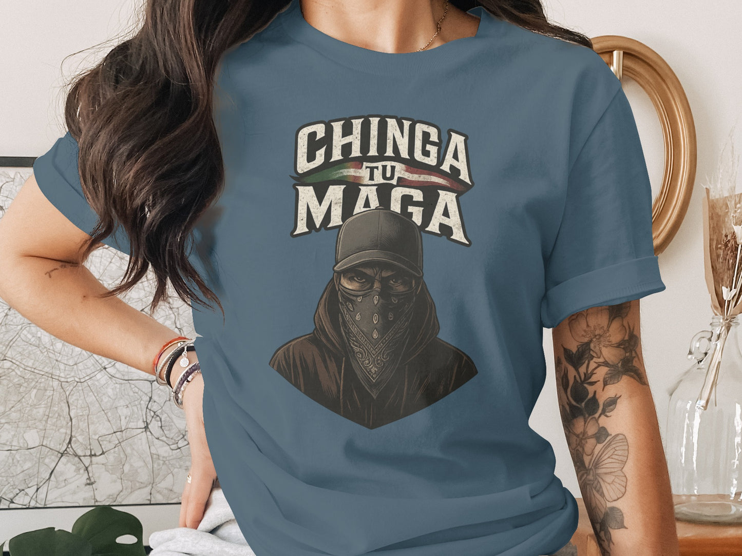 Chinga Tu Maga Graphic Short Sleeve T-Shirt product
