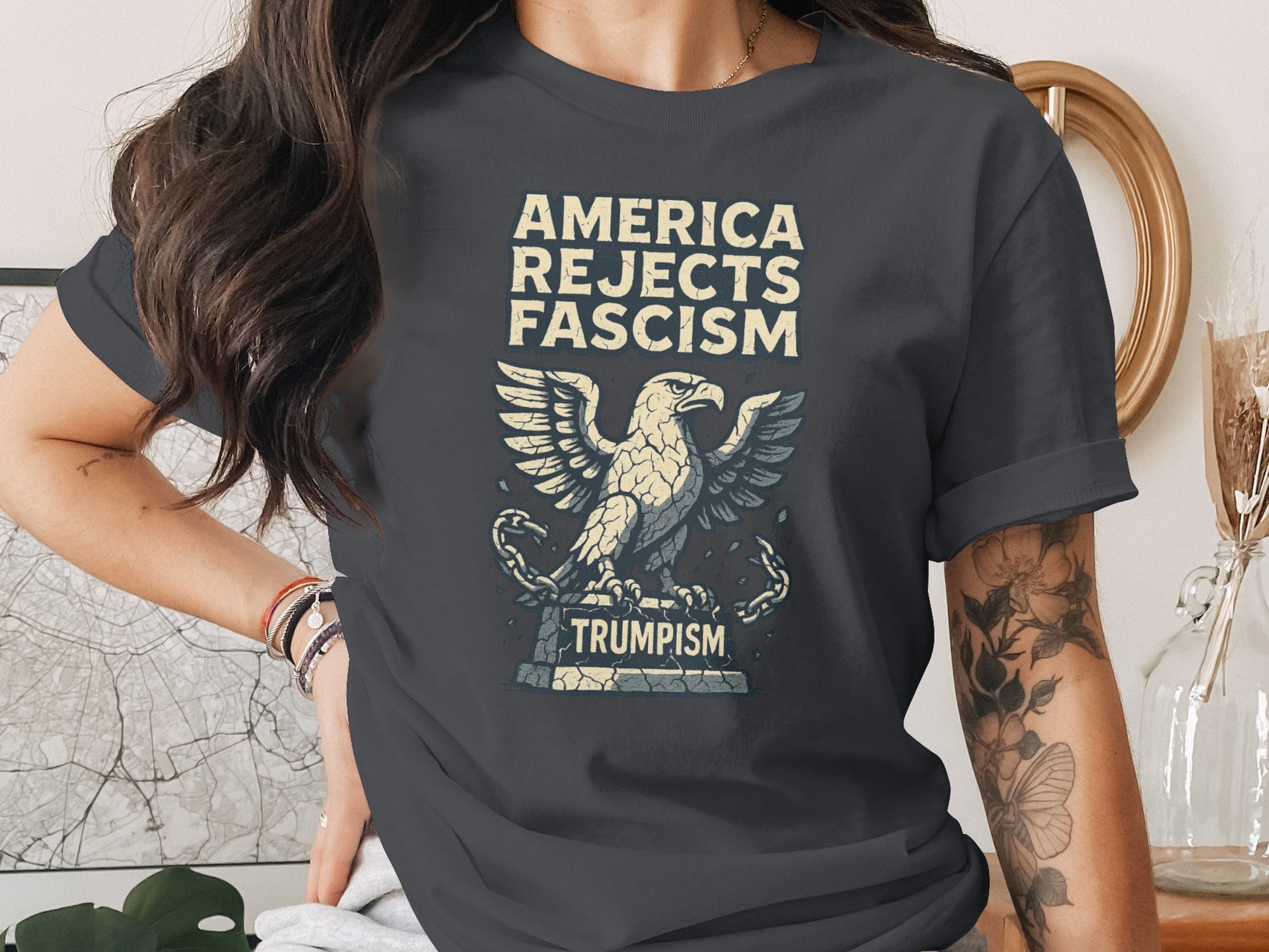 America Rejects Fascism Trumpism T-shirt product type