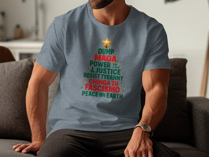 Dump MAGA Power to Justice Peace on Earth T-shirt