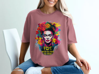 Vibrant Artistic Graphic FDT Statement T-Shirt product