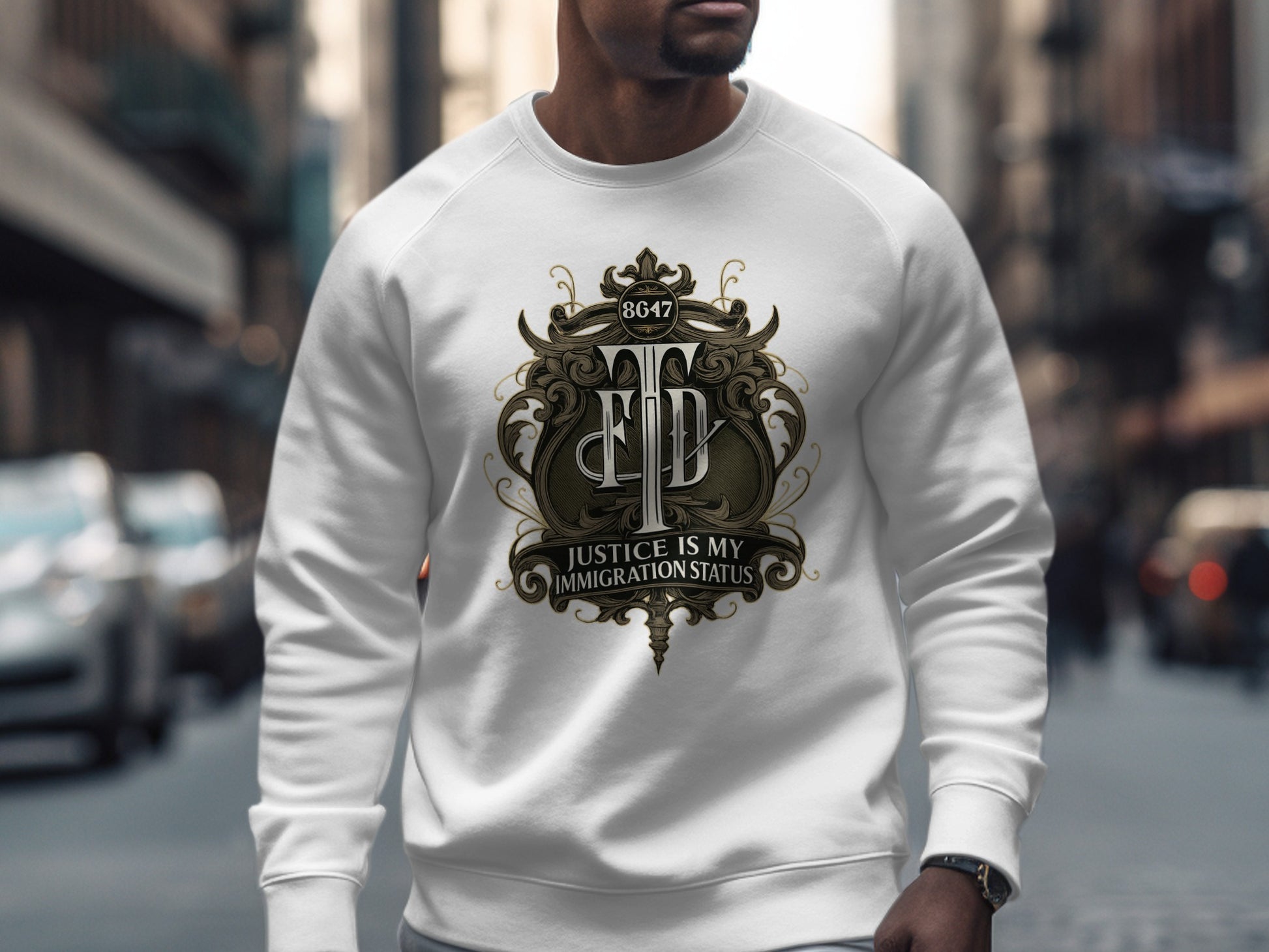 Justice is My Immigration Status Sweatshirt product