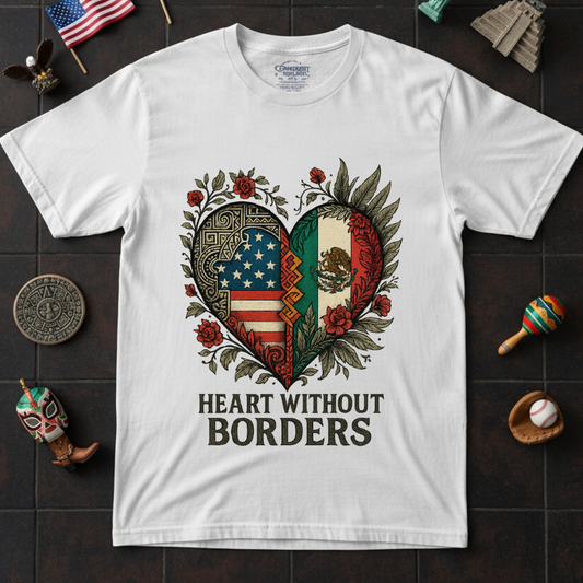 Heart Without Borders Patriotic T-Shirt