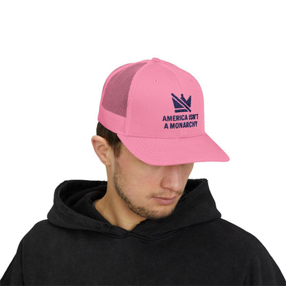 America Isn't a Monarchy Embroidered Hat product