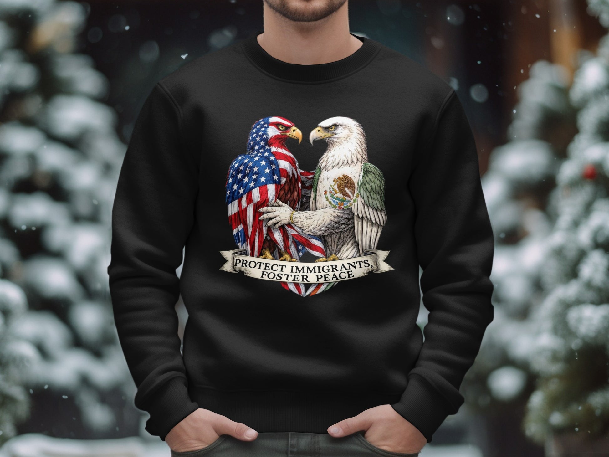 Protect Immigrants Foster Peace Sweatshirt product