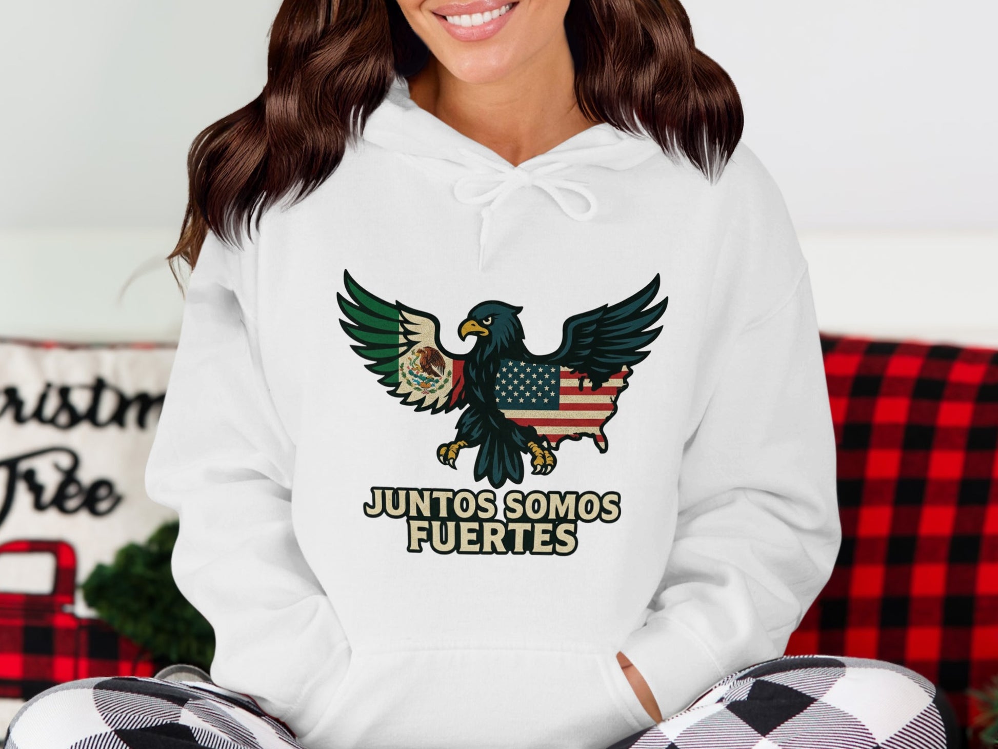 Juntos Somos Fuertes Eagle Graphic Hoodie product type