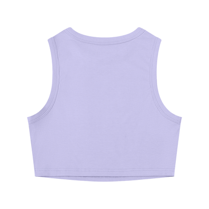 Fuck La Migra Women's Tight Crewneck Crop Tank Top
