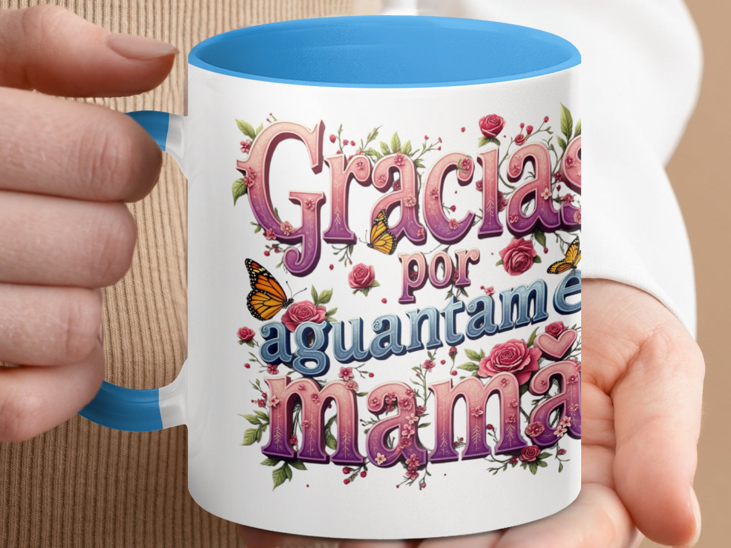 Gracias por Aguantarme Mamá Coffee Mug product