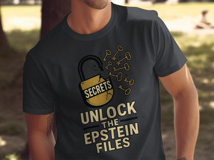 Unlock the Epstein Files Secrets Graphic T-Shirt product