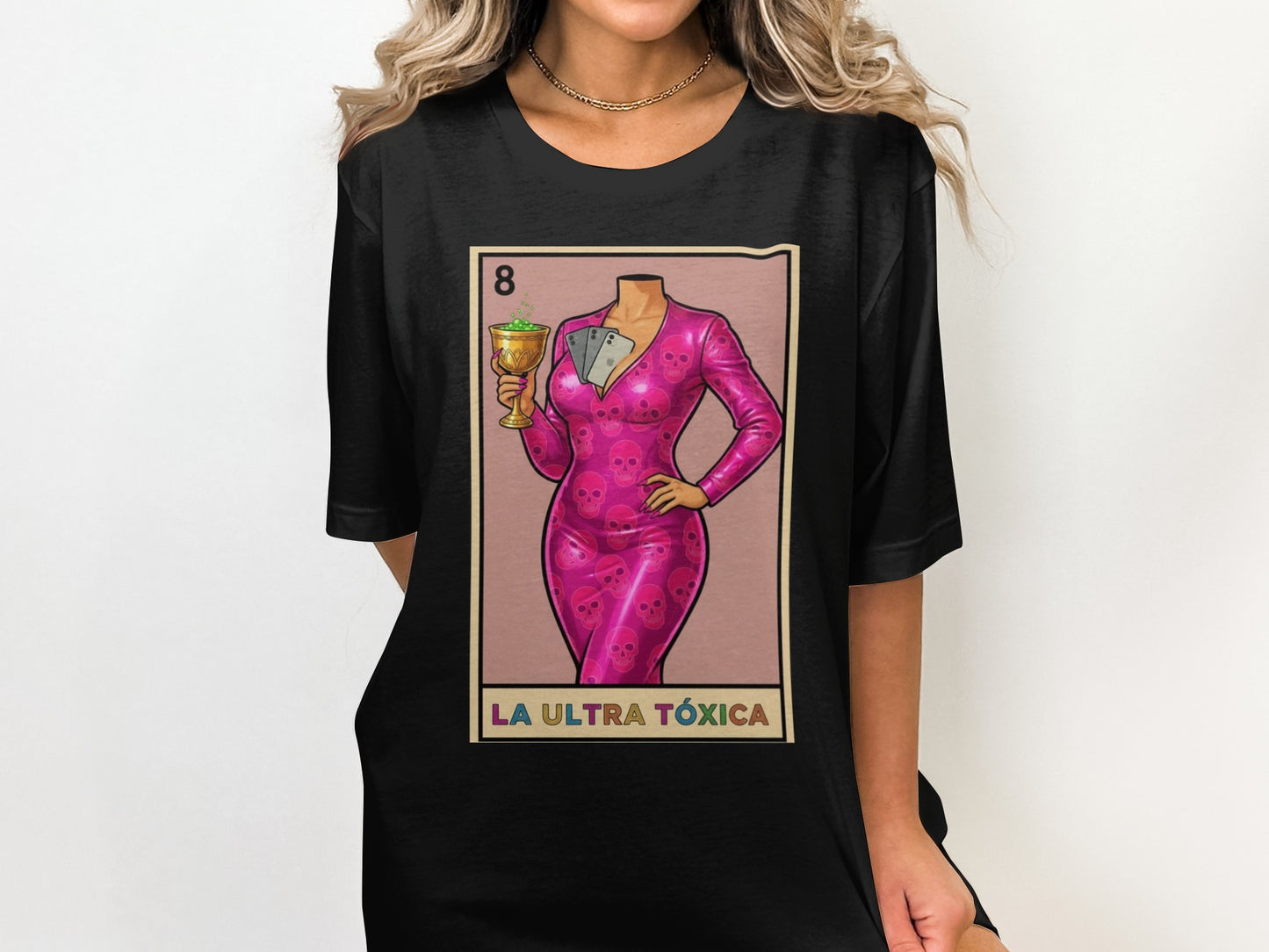 La Ultra Tóxica Card Graphic Printed T-shirt product