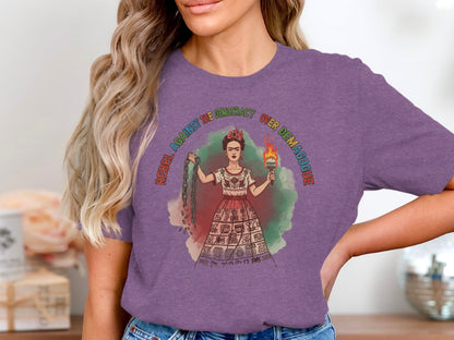 Rebel Against the Democracy Oversized Graphic Tee product
