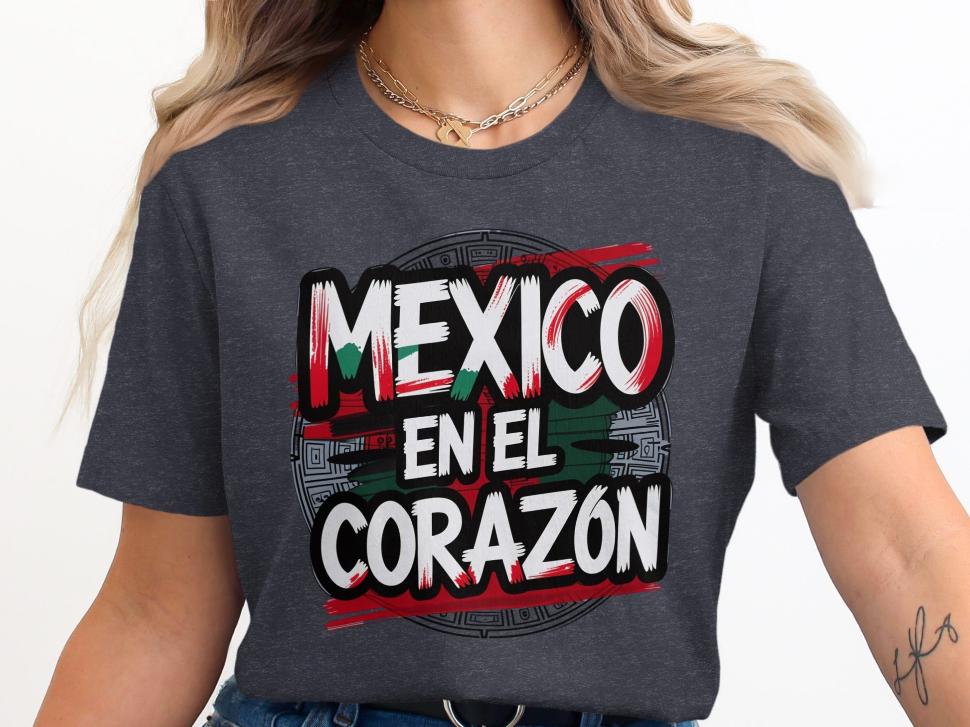 Mexico En El Corazon Graphic Tee product